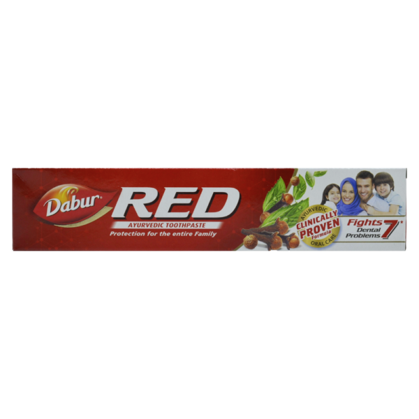 Dabur RED Ayurvedic Toothpaste , Fights 7 Dental Problems 200g