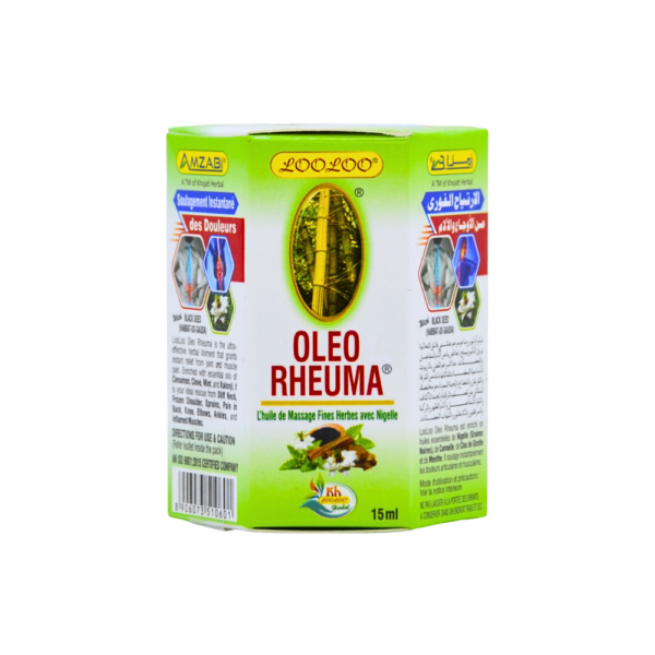 OLEO RHEUMA Oil, Herbal Liniment With Kalonji 15ml